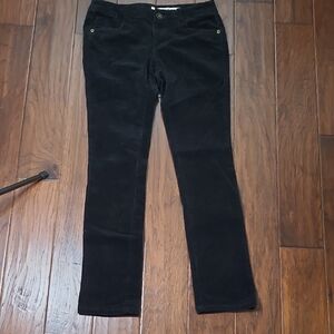 DKNY Jeans Black Corduroy Pants size 8